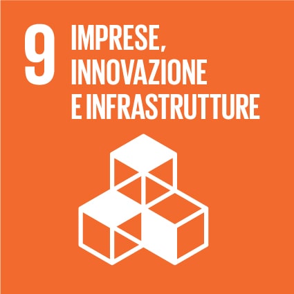 Badge obiettivo di sostenibilità - Imprese, innovazione e infrastrutture - Istituto Vigilanza