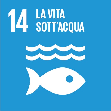 Badge obiettivo di sostenibilità - La vita sott'acqua - Istituto Vigilanza