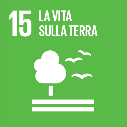 Badge obiettivo di sostenibilità - La vita sulla terra - Istituto Vigilanza
